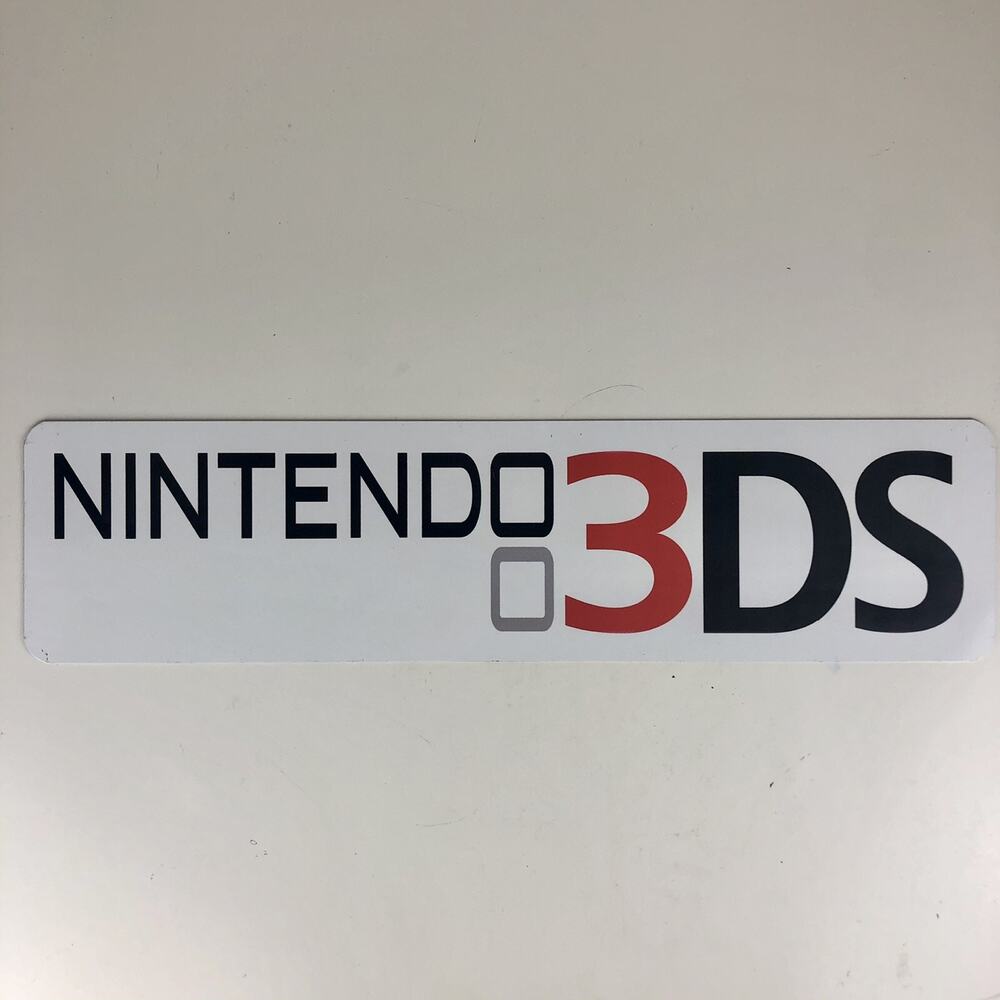 New Nintendo 3DS Display Aluminum Sign 6" x 24"